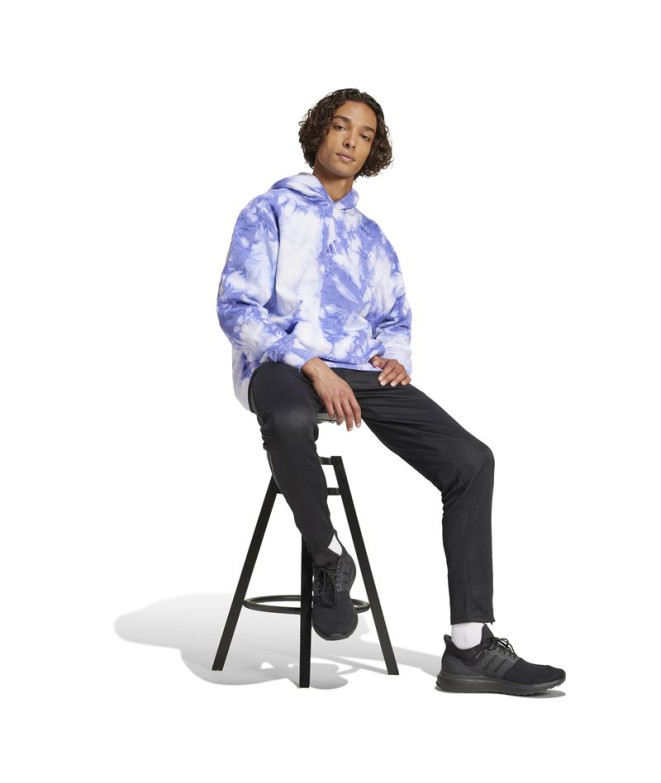 Sweat adidas Homme All Szn Fleece Wash Hoodie Blue