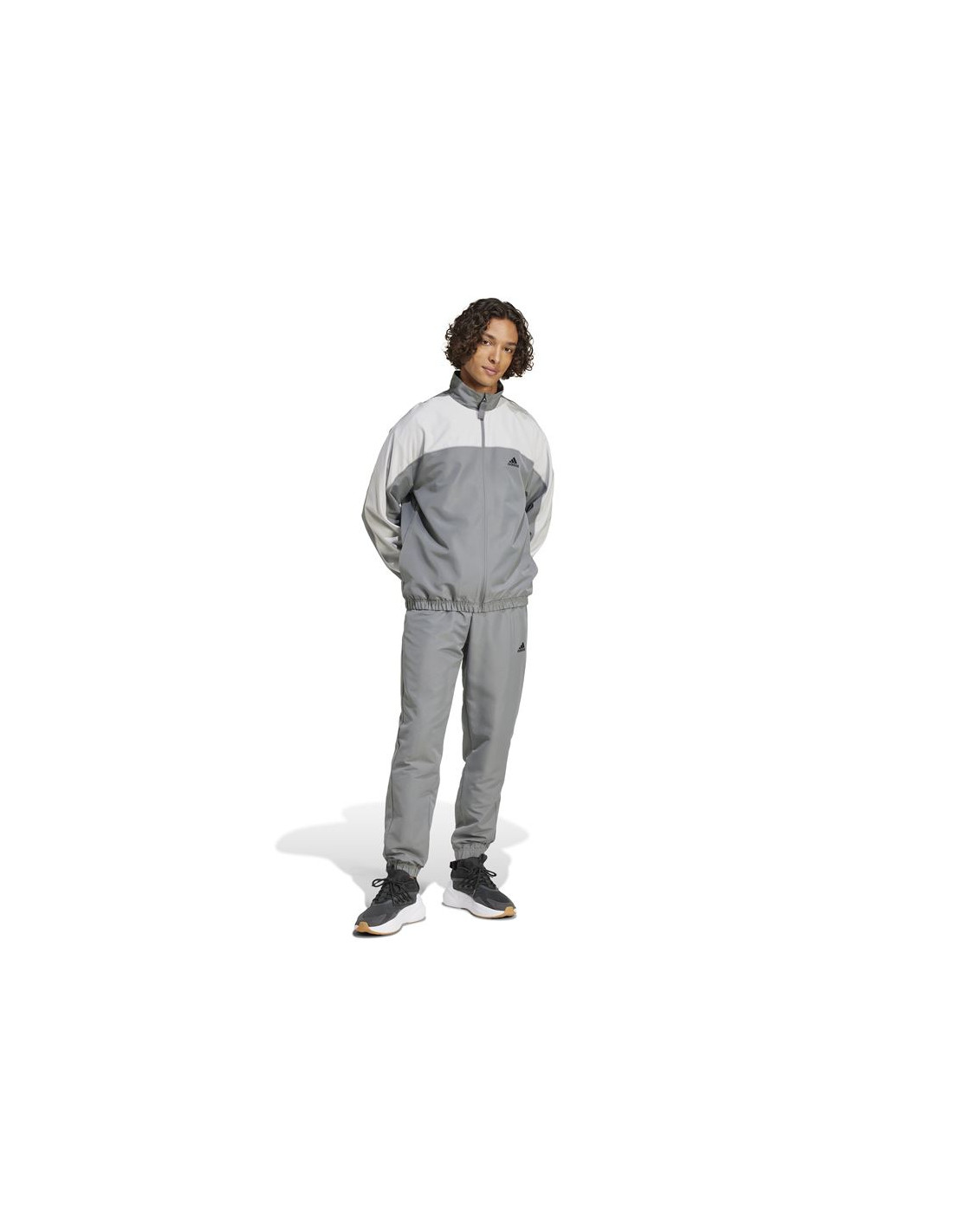 Mens dark grey adidas tracksuit on sale