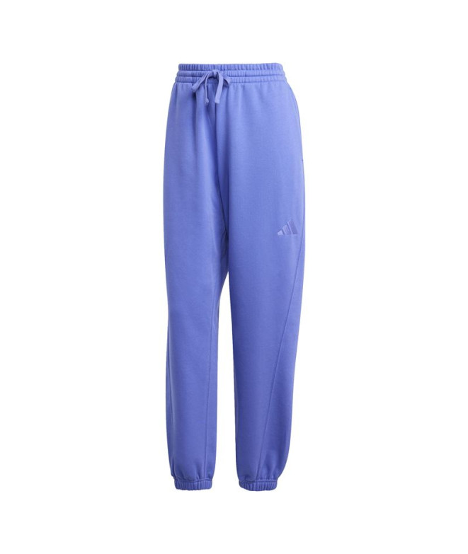 Pantalón adidas All Szn Fleece Loose Mujer Azul