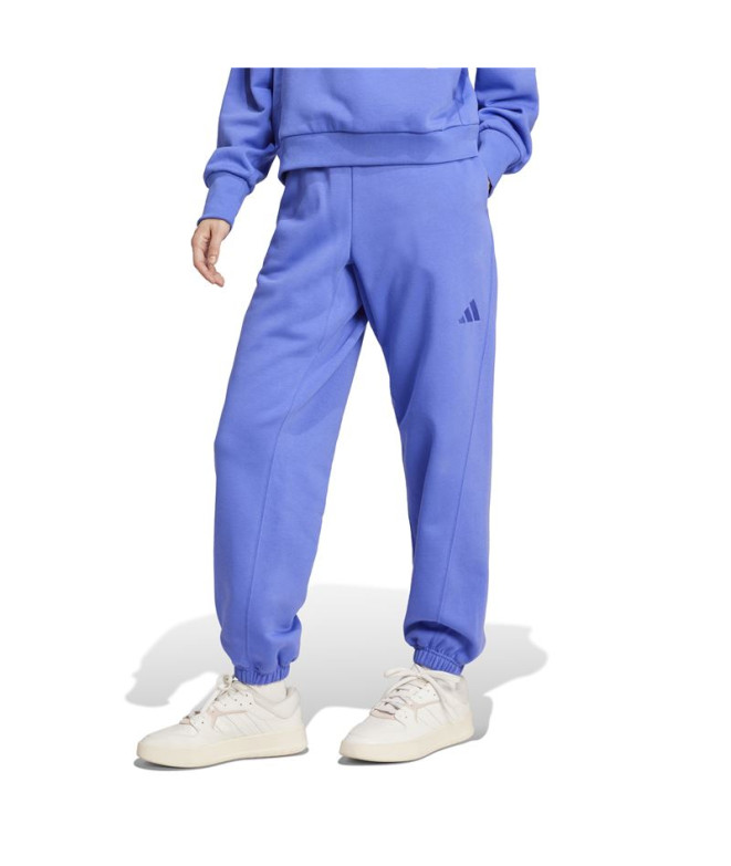 Pantalón adidas All Szn Fleece Loose Mujer Azul