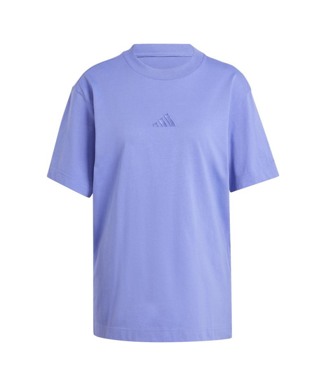 Camiseta adidas Mulher All Szn Loose Blue