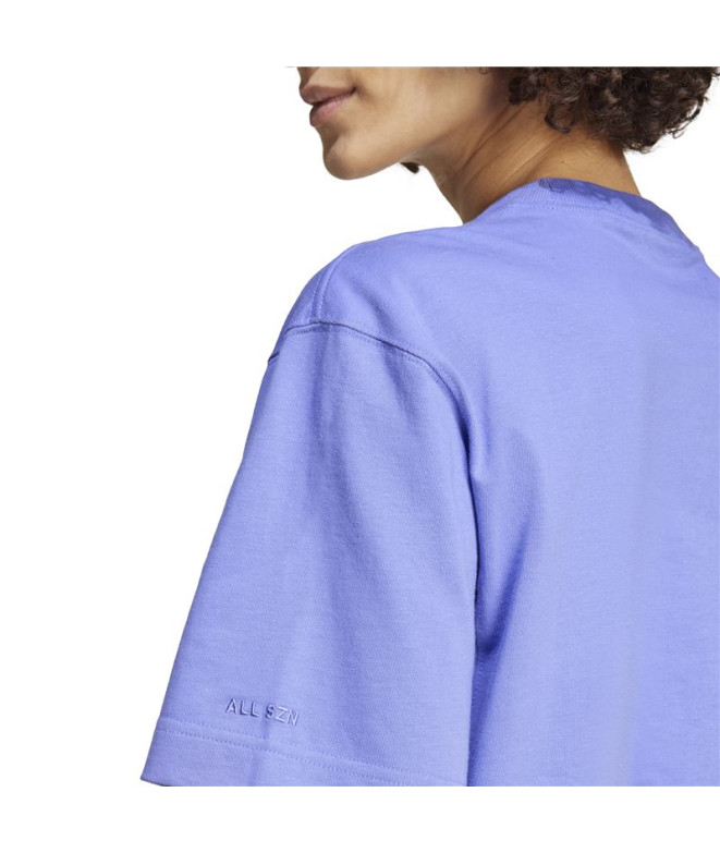 T-shirt adidas Femme All Szn Loose Blue