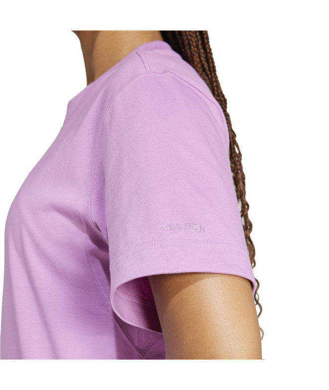 T-shirt adidas Femme All Szn Loose Purple