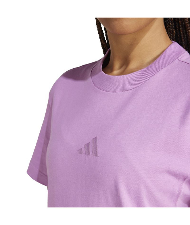 Camiseta adidas Mulher All Szn Loose Purple