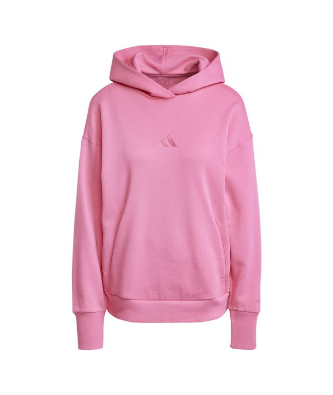 Sudadera adidas All Szn French Terry Loose Hoodie Mujer Rosa