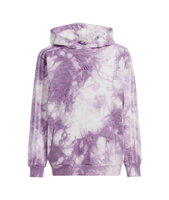 Moletom adidas Infantil Casaco com capuz All Szn Tie Dye Roxo