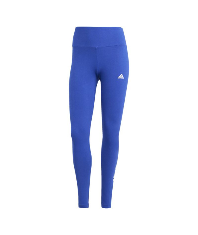 Collants adidas Femme Essentials Taille Haute Logo Bleu