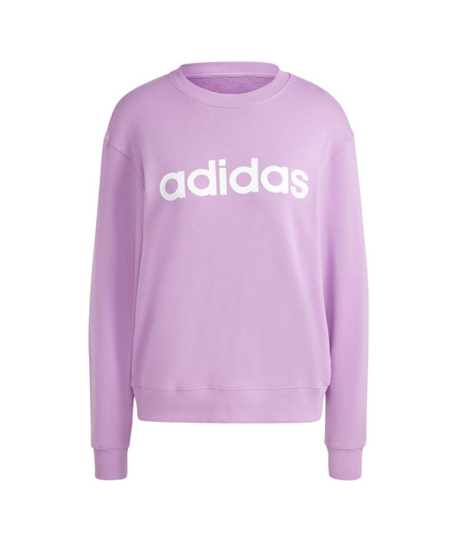 Moletom adidas French Terry Mulher Essentials Linear Purple