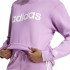 Moletom adidas French Terry Mulher Essentials Linear Purple