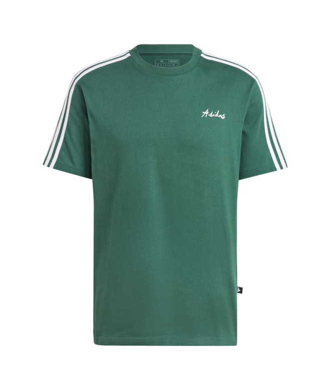 Camiseta adidas Homem Galeria Gráfico Verde Escuro