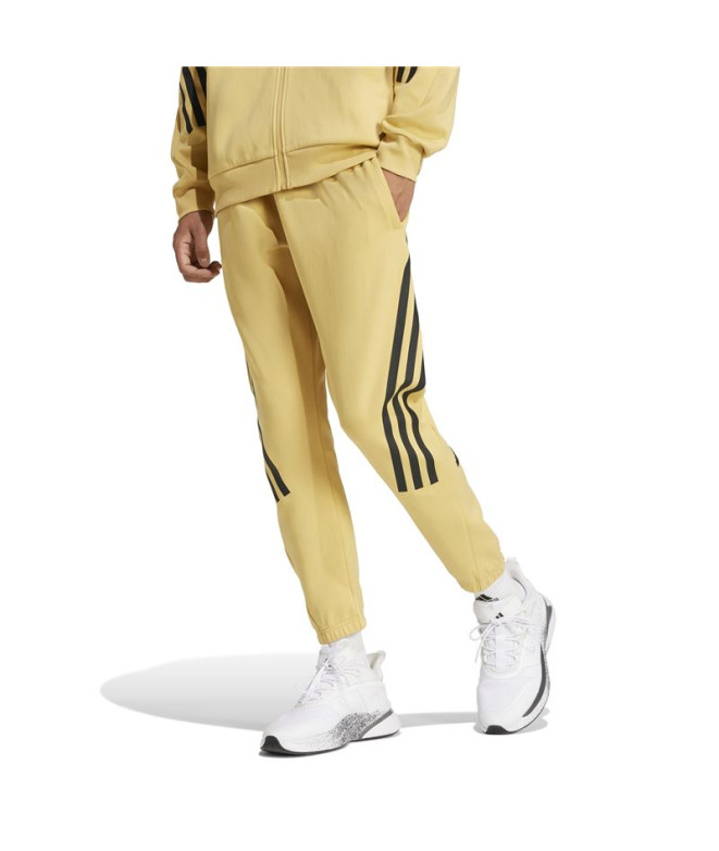 Calça adidas Homem Future Icons 3-Stripes Oatmeal
