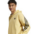 Casaco adidas Homem Casaco com capuz com 3 riscas e fecho de correr Future Icons Oatmeal