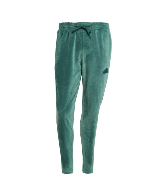 Calça adidas Homem House Of Tiro Velour Verde Escuro