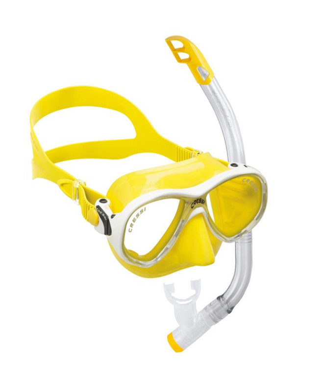 Kit de Buceo Cressi Marea Vip (Máscara Marea + Tubo Top) Infantil Colores Surtidos