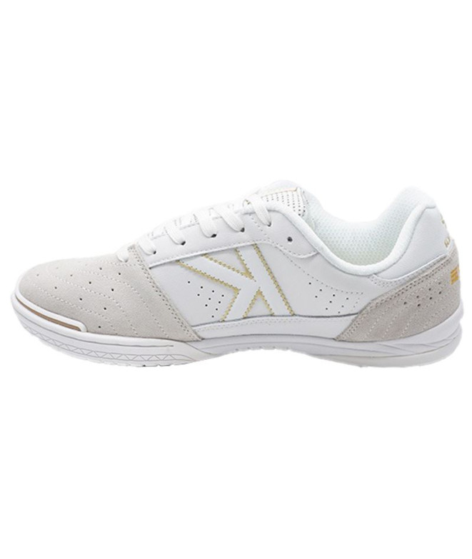 Sapatilhas de Futebol Sala Kelme Homem Elite Branco / Ouro