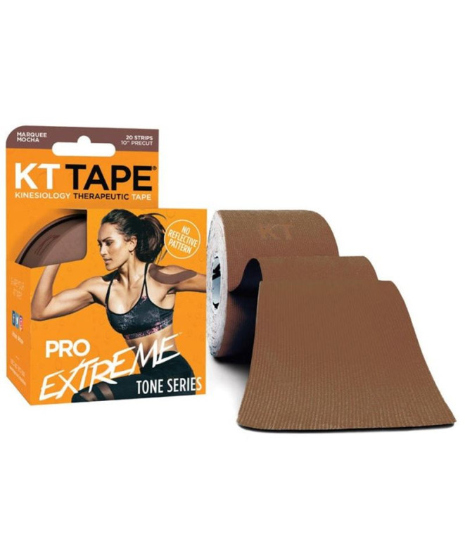 Fita adesiva pré-cortada KT Tape Pro Extreme (20 x 25 cm) 5 metros Mocha