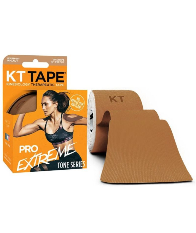 Cintas KT Tape Pro Extreme Precut(20 x 25cm) 5 Meters Walnut