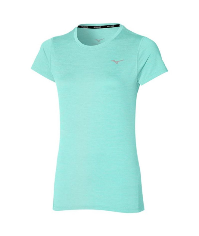 Camiseta Fitness Mizuno Mulher De Impulse Core Green