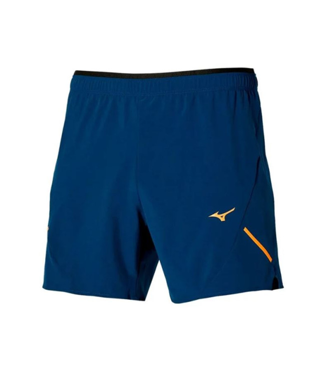 Pantalones Corto de Running Mizuno Alpha 5.5 Short Hombre Azul Marino