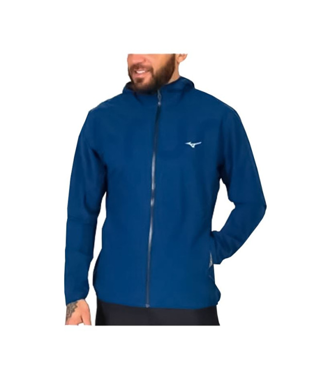 Veste Trail Mizuno Homme par Waterproof 20K Er Navy Blue