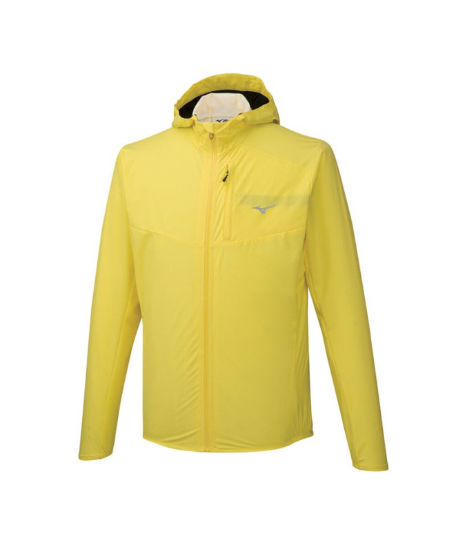 Casaco Trail Mizuno Homem de Casaco impermeável 20K Er Amarelo