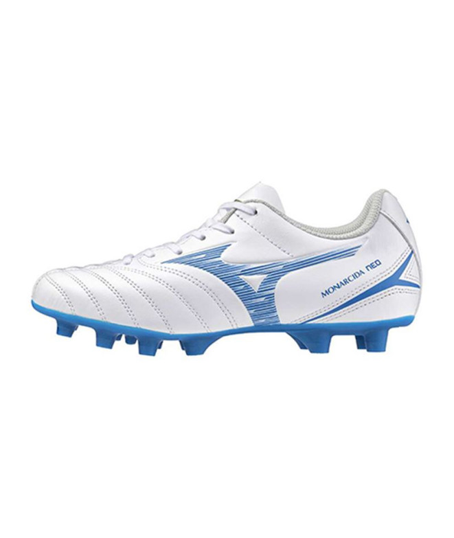 Futebol Mizuno Infantil Botas de Monarcida Neo III Select Jr Branco