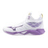 Sapatilhas Voleibol Mizuno Mulher de Wave Dimension Mid White