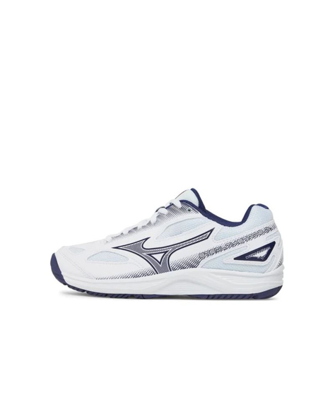 Zapatillas de balonmano Mizuno Stealth Star Infantil Blanco