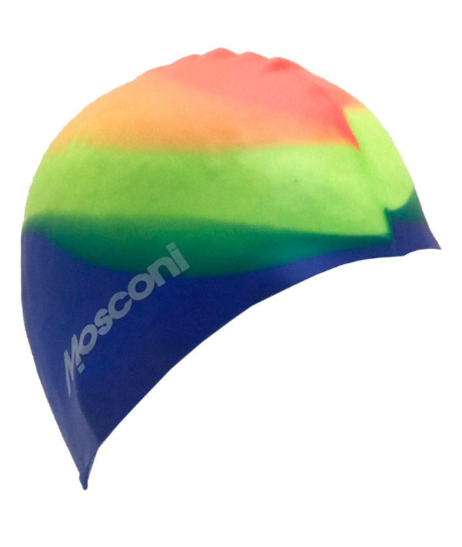 Gorro de Natación Mosconi Rainbow Naranja Neon - Amarillo Neon