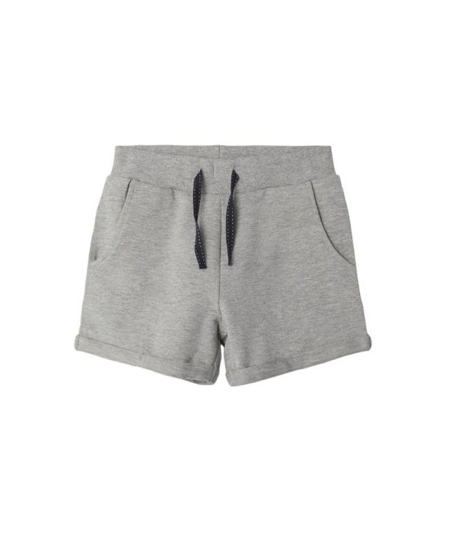 Pantalons Décontracté Name It fvolta Light Grey Melange Fille