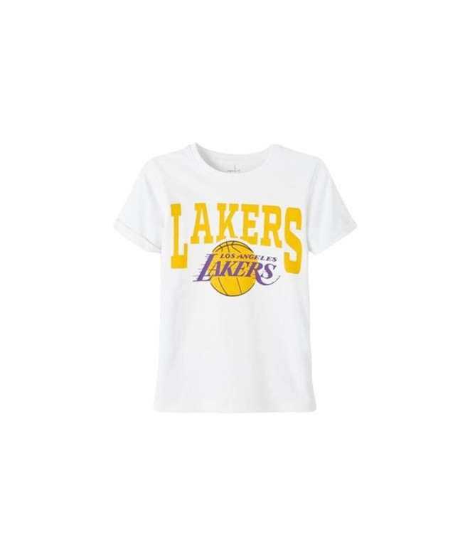 Camiseta Name it mmads a Box Infantil Bright White