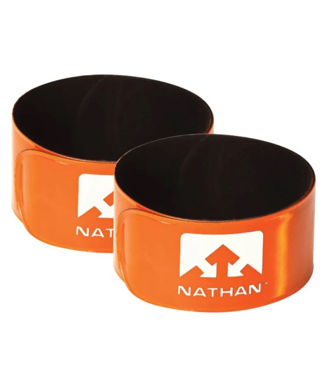 Brazalete de Running Nathan Reflex 2 Pack Hi Viz Orange
