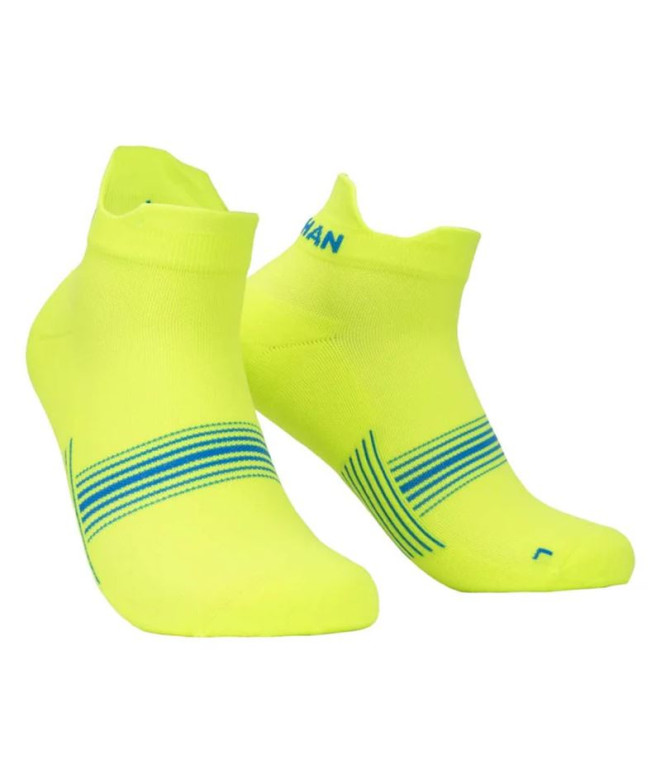 Chaussettes Running de Nathan Speed Tab Bright Lime