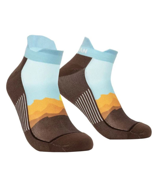 Chaussettes Running par Nathan Adventure Speed Tab Desert Sunset