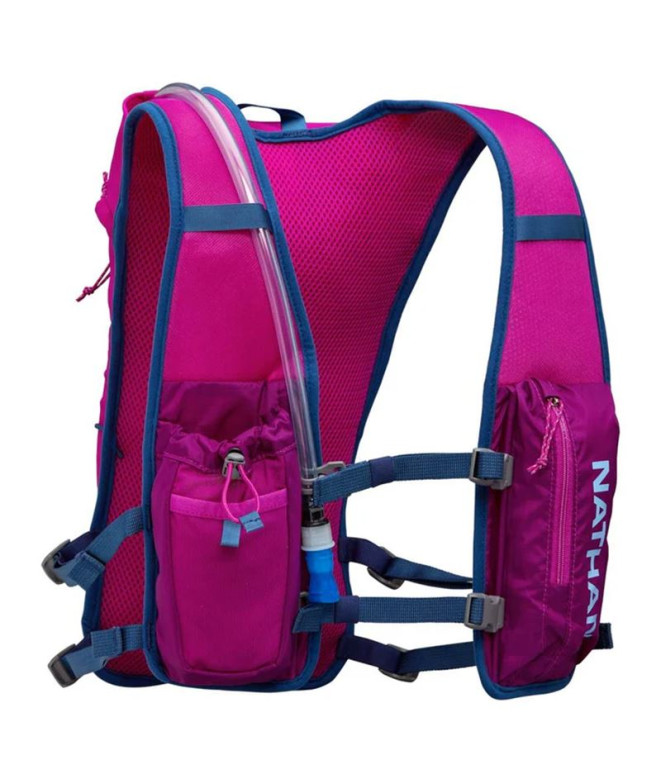 Colete Running da Nathan QuickStart 2.0 6L Magenta/Periwinkle