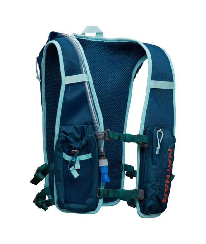 Colete Running from Nathan QuickStart 2.0 3L Marine Blue/Hot Red