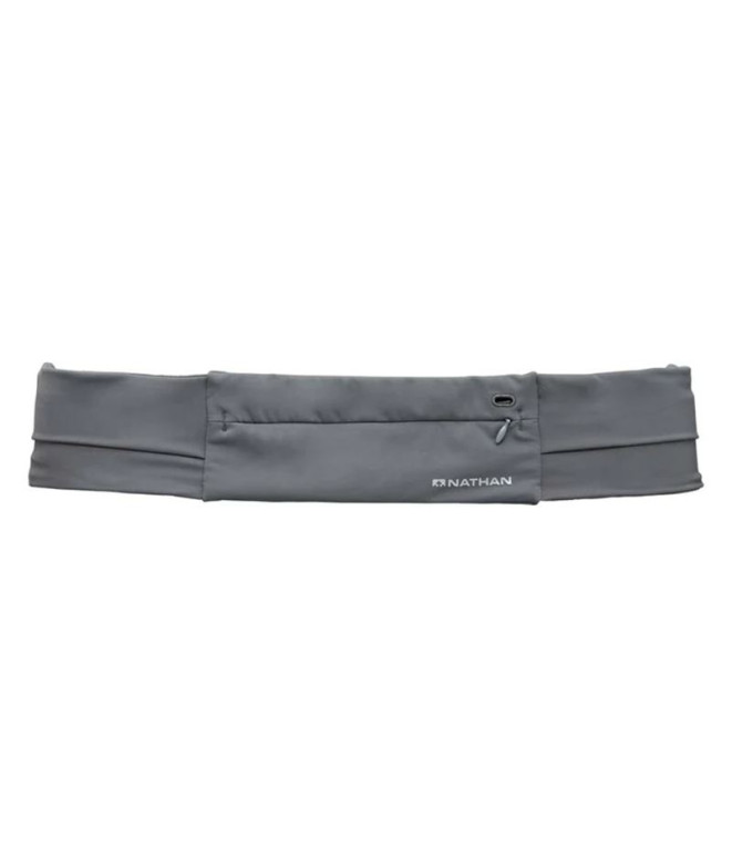 Cinturón de Running Nathan The Zipster Adjustable Fit 2.0 Gravity Grey