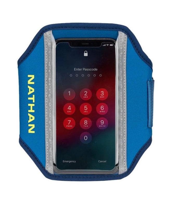 Cinto Running de Nathan Super 5K Deep Blue/Safety Yellow