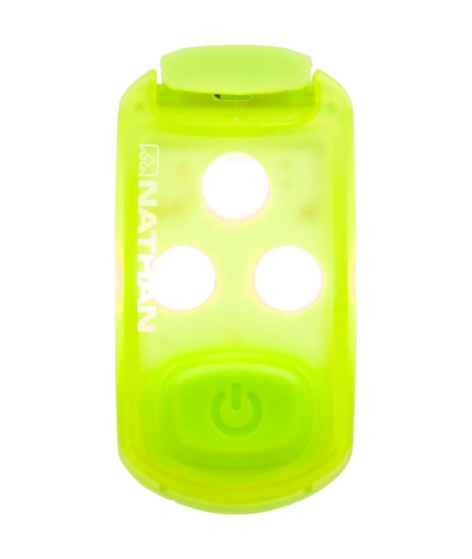 Luces de Running Nathan Strobe Light Safety Amarillo