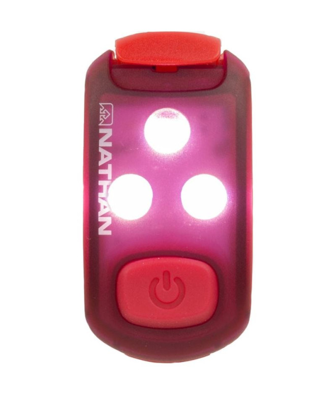 Luzes Running de Nathan Strobe Light Magenta