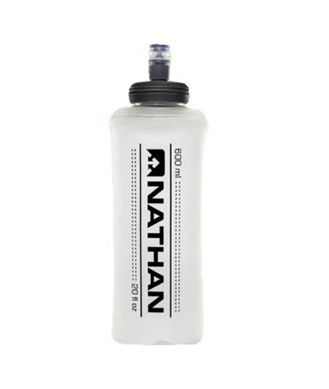 Bouteille Running de Nathan Soft Flask Exo Spine Replacement 590 ml Clear