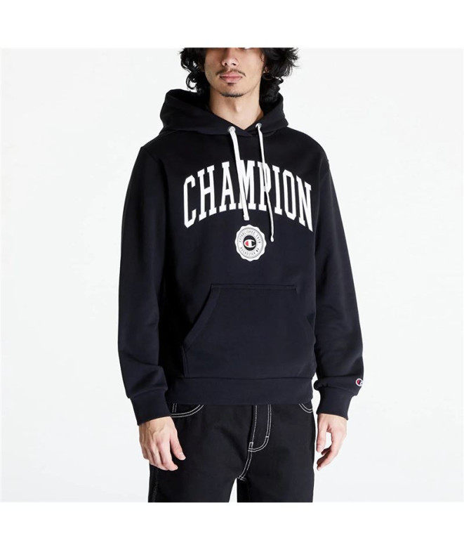 Sudadera Champion Hooded Sweatshirt Hombre Negro