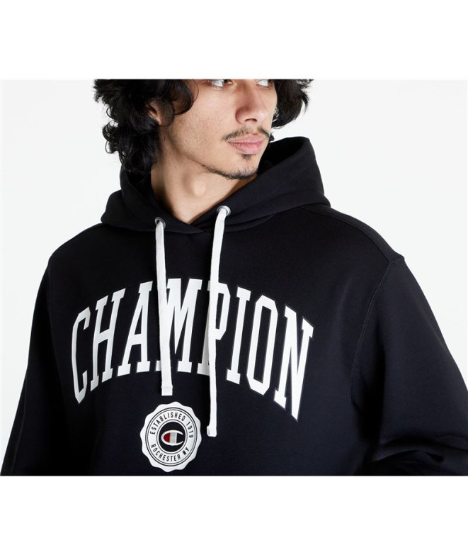 Sudadera Champion Hooded Sweatshirt Hombre Negro