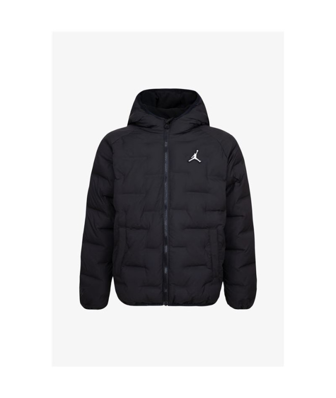 Chaqueta Jordan Welded Jordan Puffer Infantil Negro