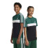 Camiseta adidas Infantil Tiberio 3 Band Colorblock Verde Escuro