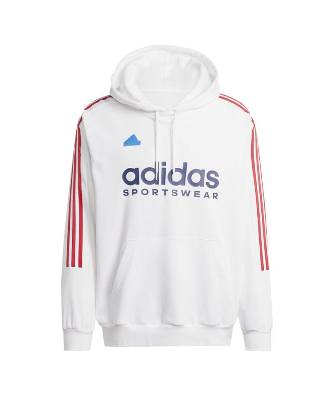 Moletom adidas Pack Homem Casaco com capuz Tiro Nations Branco