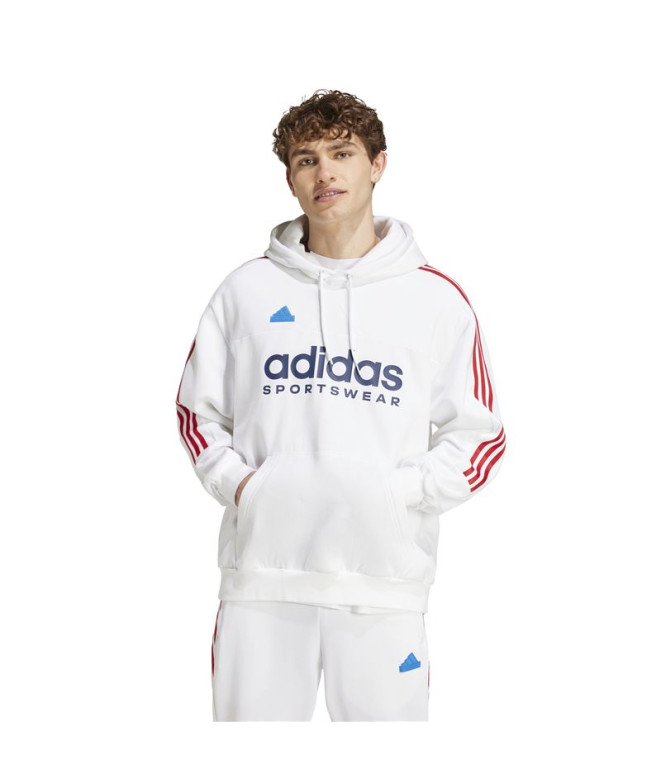 Moletom adidas Pack Homem Casaco com capuz Tiro...