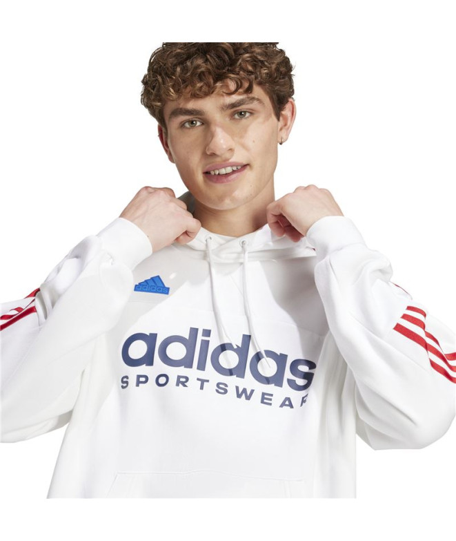 Moletom adidas Pack Homem Casaco com capuz Tiro...