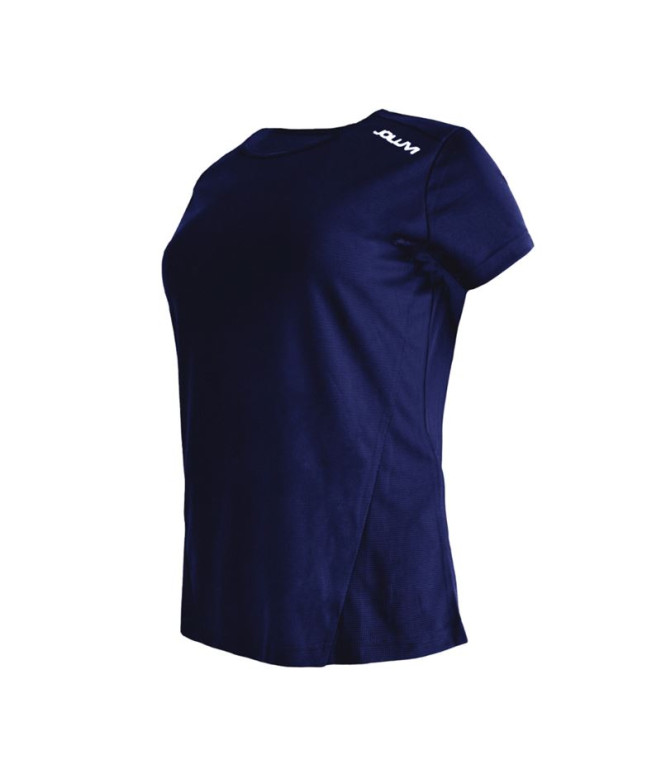 T-shirt Joluvi Femme Runplex W Marine