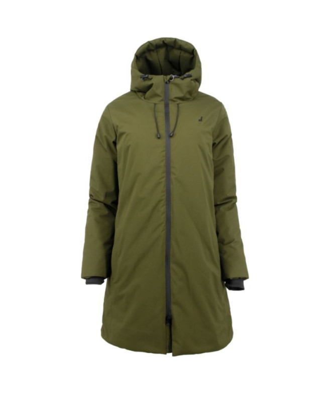 Chaqueta de Montaña Joluvi Heat Stormy Mujer Verde Bosque /Negro